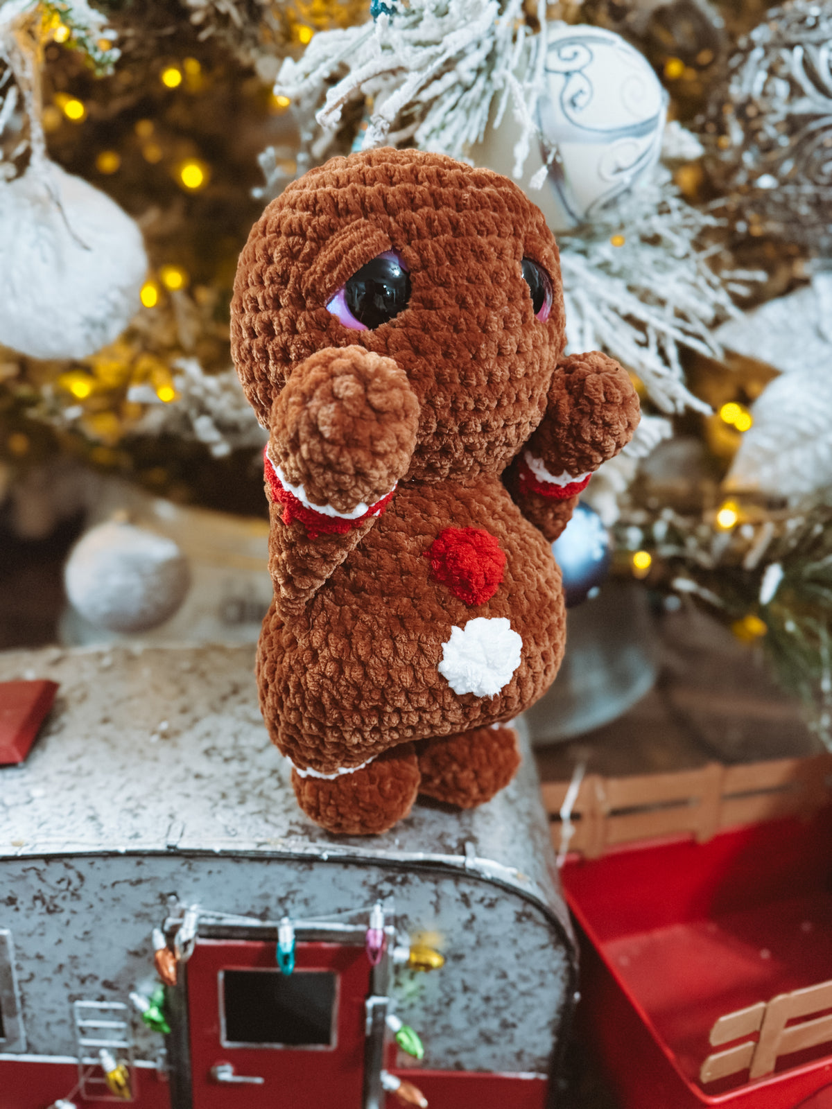 Cheeky Gingerbread – Handmade Crochet Plush