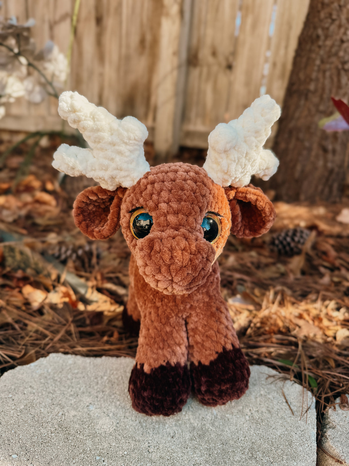 Standing Moose โ Handmade Crochet Plush