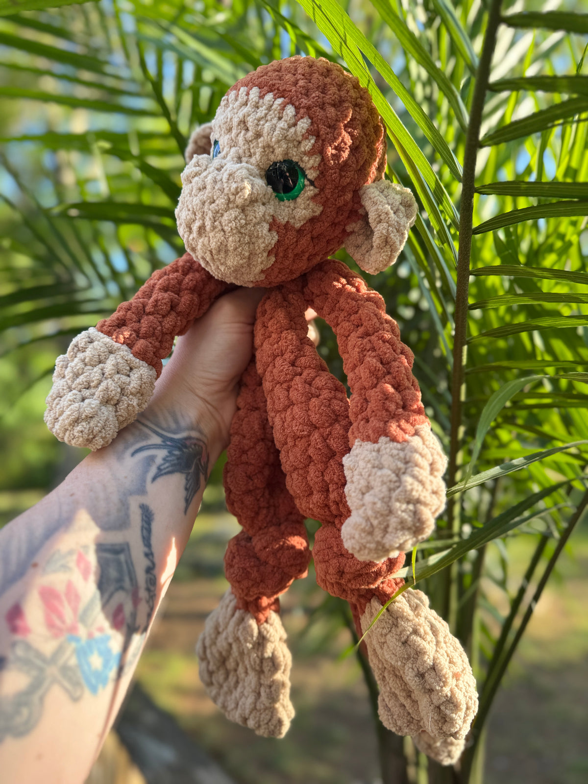 Monkey — Handmade Crochet Snugger