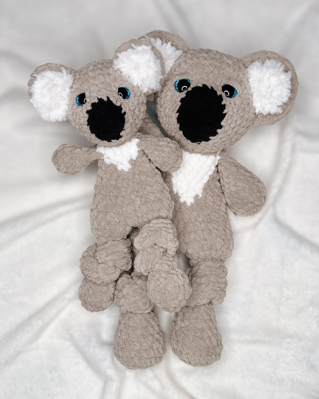 Koala Snugglers – Handmade Crochet Plush (Large or Small)