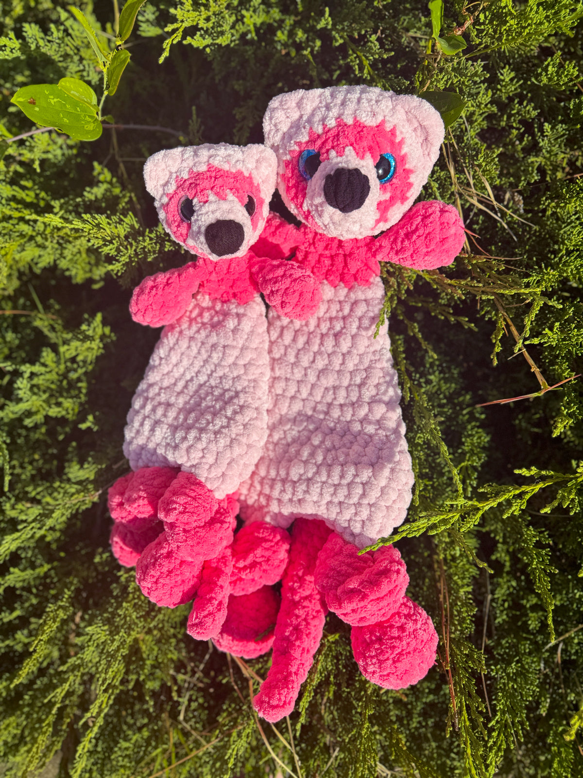 Ferret Snuggler – Handmade Crochet Plush (Big or Mini)