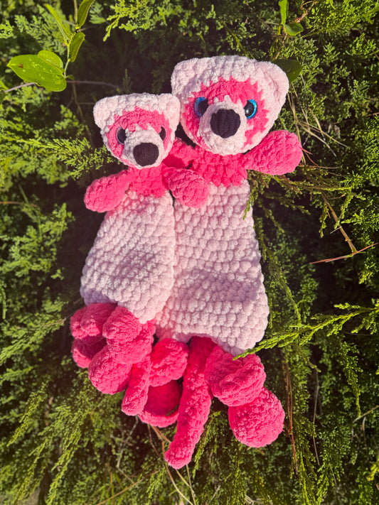 Ferret Snuggler – Handmade Crochet Plush (Big or Mini)