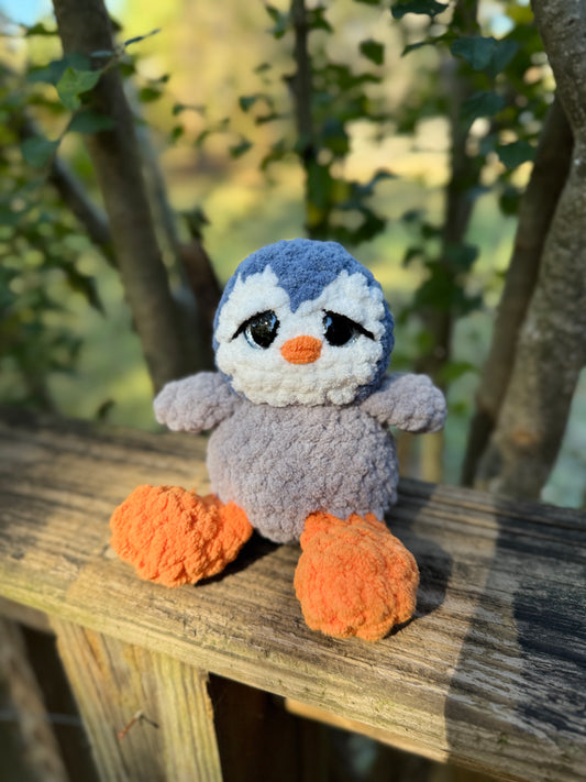 Mini Chunky Penguin – Handmade Crochet Plush