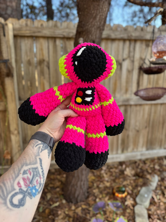 Crochet Astronaut Plush – Handmade Space Explorer Stuffy
