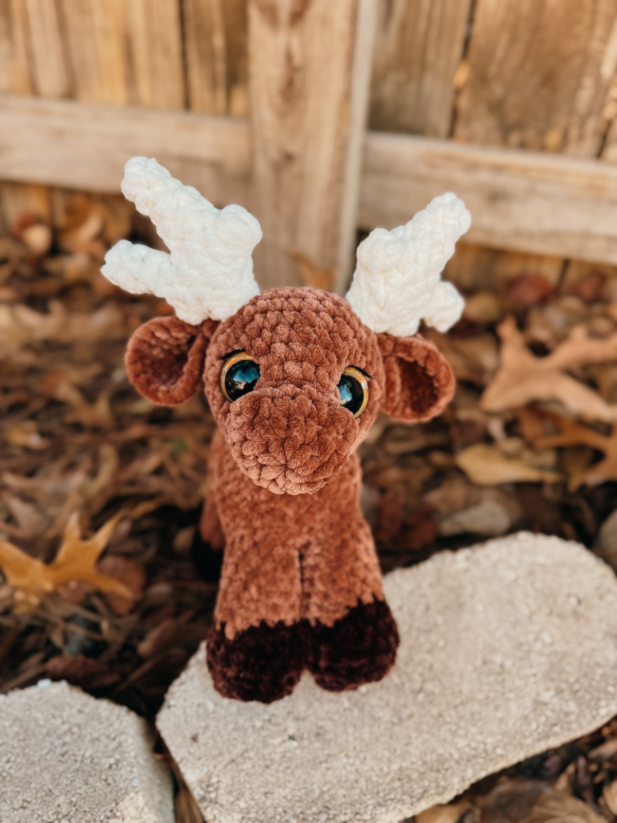 Standing Moose – Handmade Crochet Plush