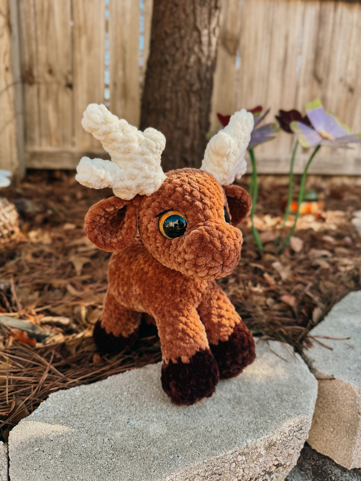 Standing Moose – Handmade Crochet Plush