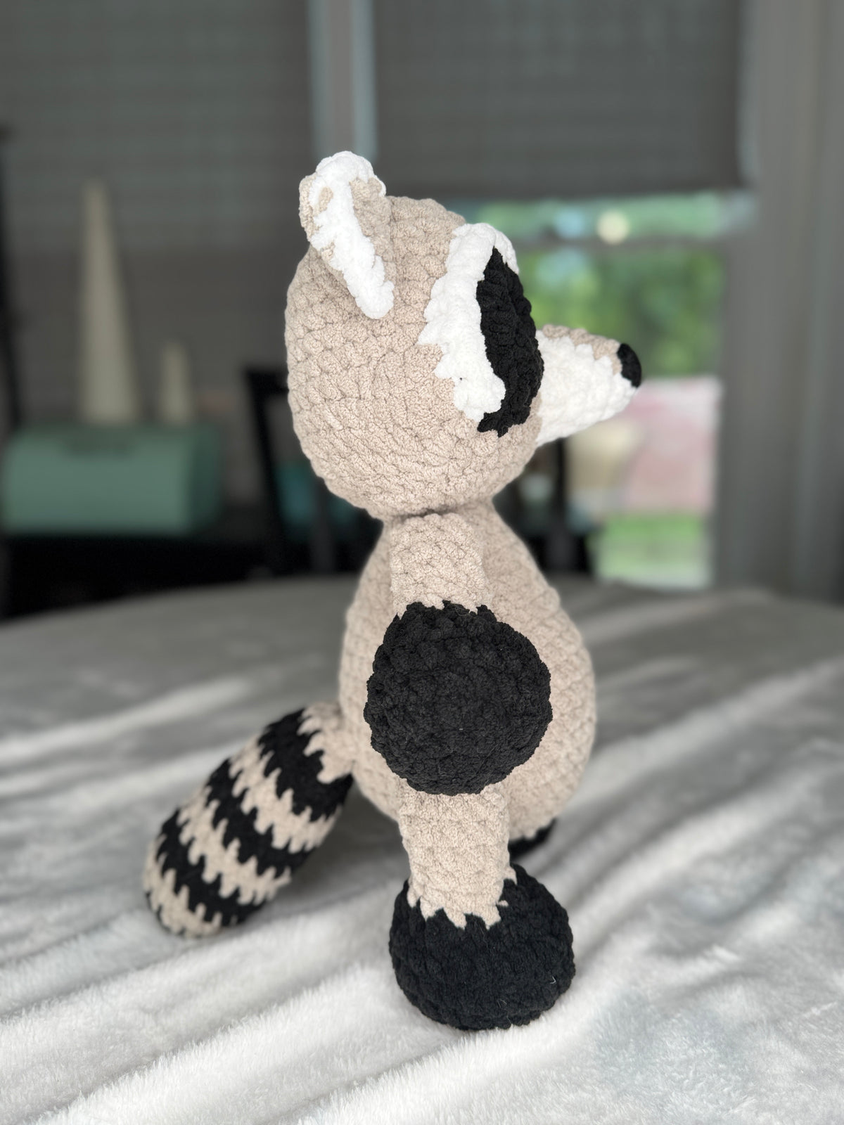 Raccoon Stuffy – Handmade Crochet Plush