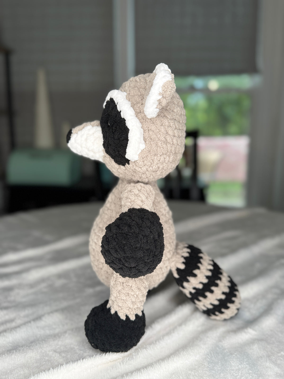 Raccoon Stuffy – Handmade Crochet Plush