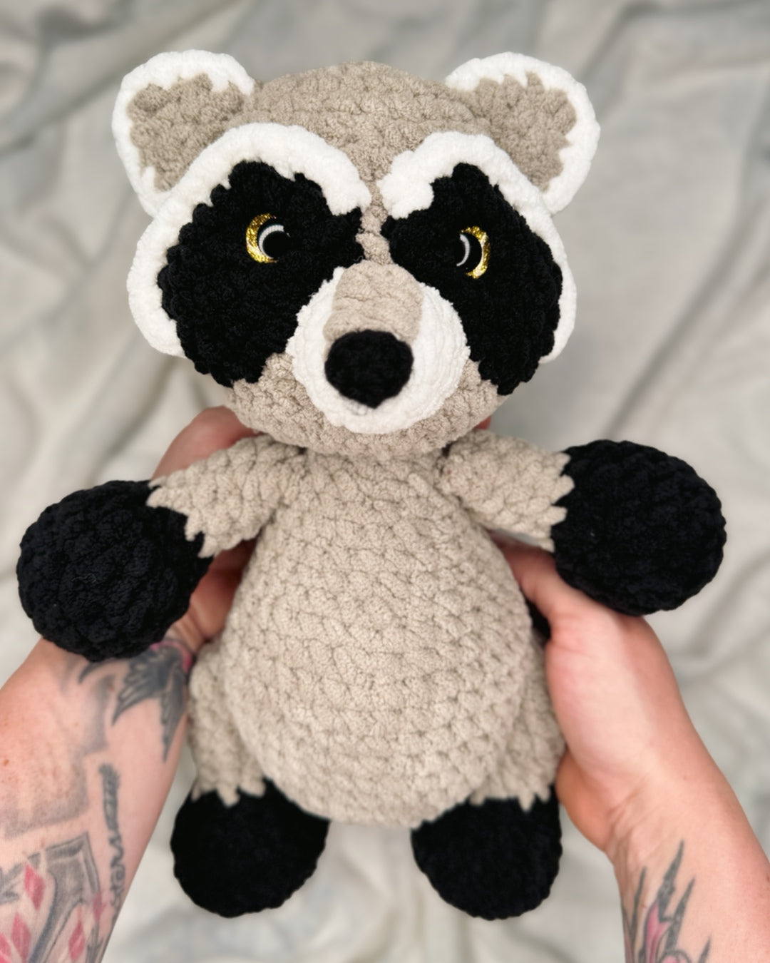 Raccoon Stuffy – Handmade Crochet Plush