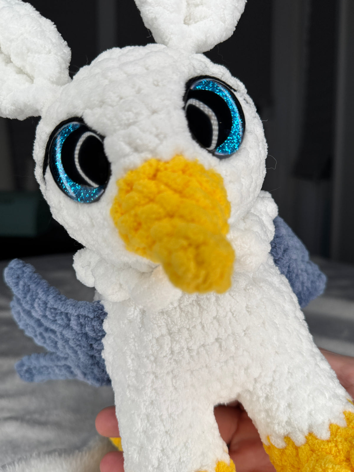 Sitting Griffyn – Handmade Crochet Plush